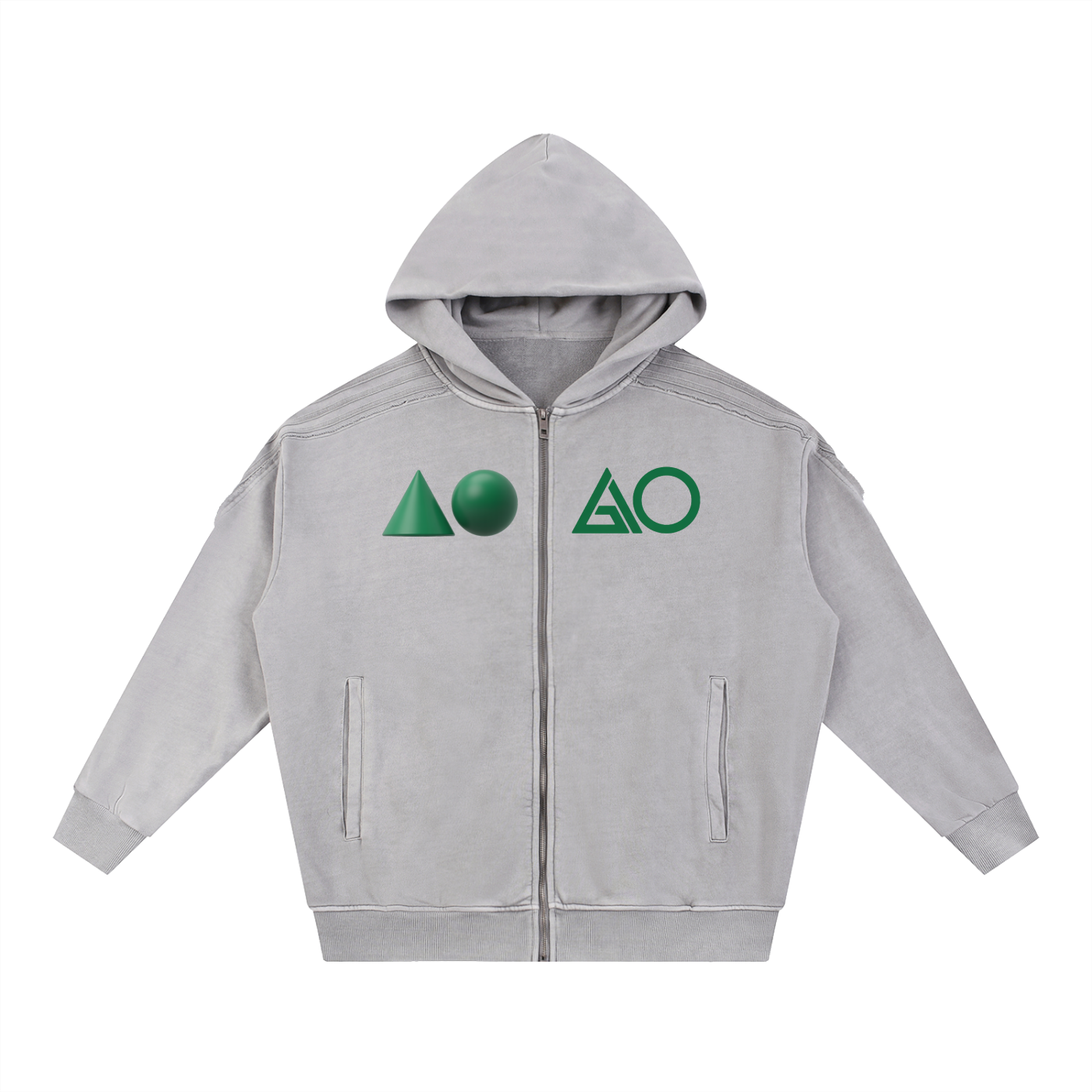 Abstract Original Mothershi Tech Zip Hoodie