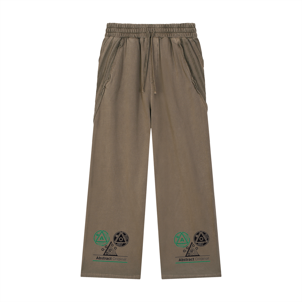 Abstract Original Mothership Raw Edge Sweatpants