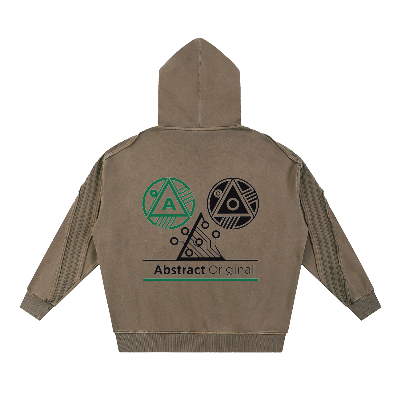 Abstract Original Mothershi Tech Zip Hoodie