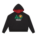 Abstract Original- Mountain Sun Hoodie- Crimson Lined Edition